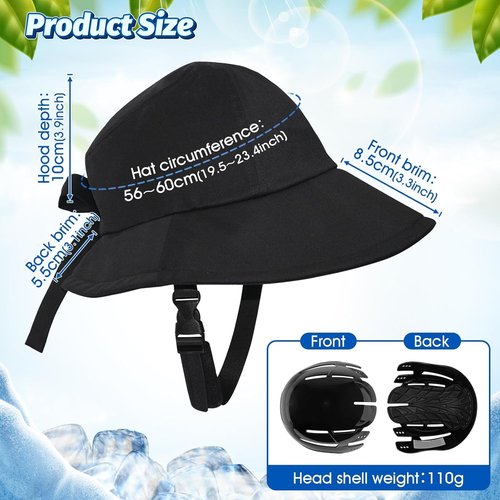 LIODFGLER Women Cycling Helmet for Sun Hat with Bike Helmet Fashion Breathable Sunscreen Head Protection Bicycle Helmet Hats (Pink,one Size)