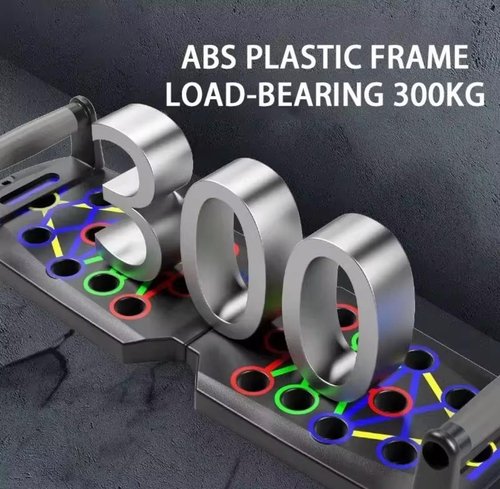 Multifunctional Push-Up Board Set ??Foldable 25?™â€?Push-Up Bar System with Color-Coded Muscle Training Zones, Resistance Bands, Anti-Slip Handles & Non-Slip Mat ??Home Gym Equipment for Chest, Back, Arms, Shoulders