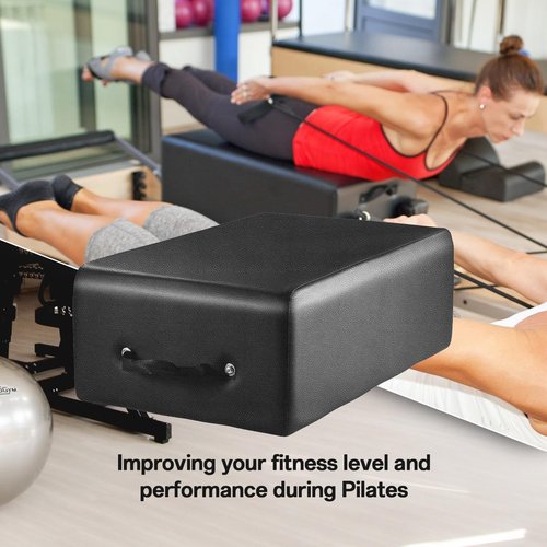 Pilates Reformer Sitting Box, Pilates Sitting Box for Pilates Reformer for Exercises for Stretching Balance Exercise Home Gym Pilates Accessories