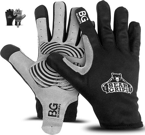 Bear Grips Weight Lifting Gloves | Half & Full Finger Gym Gloves for Men & Women