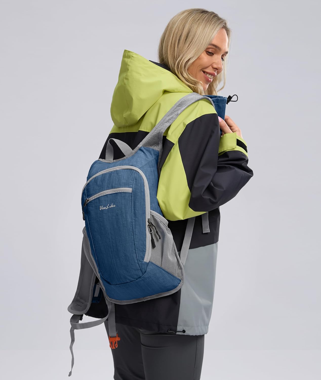 10L Small Hiking Backpack Travel Daypack Lightweight Packable Back Pack for Women Men(Black)