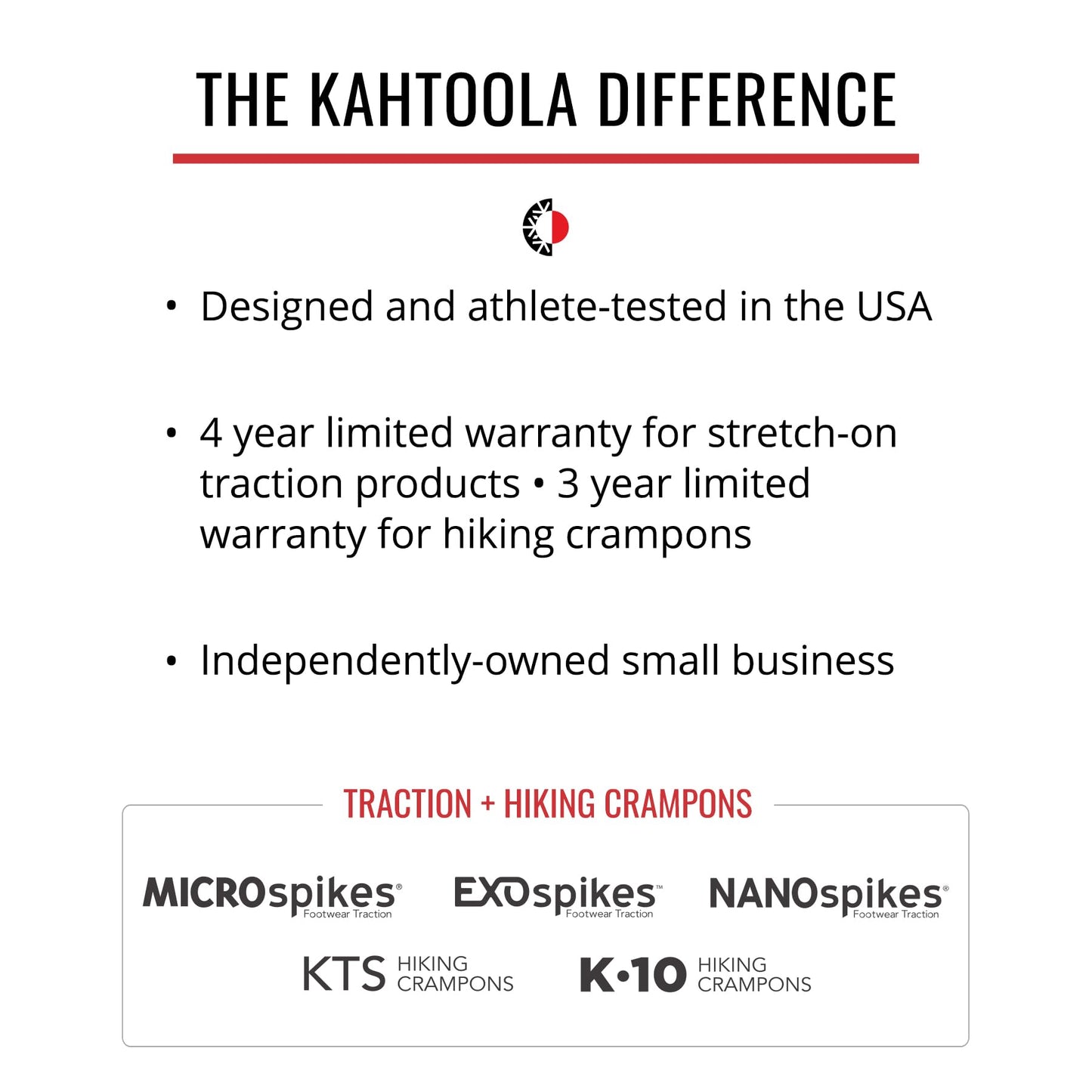 Kahtoola NANOspikes Footwear Traction for ICY Winter Road Running & Walking - Charcoal - Medium