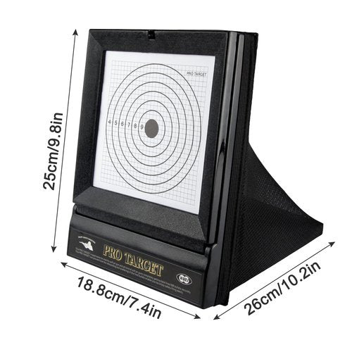 BB Gun & Airsoft Targets by Guyuyii - Portable Target Stand with BB Catcher - Great for Backyard and Indoor Practice - 10/60 PCS Targets Included