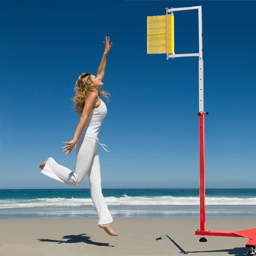 Aplsrhun 5.6-11.8 ft Jump Measurement Tester, Floor Standing Vertical Jump Height Exercise Device, Vertical Jump Measure Stick Pole Tool for Volleyball Slam Dunk Training Aid