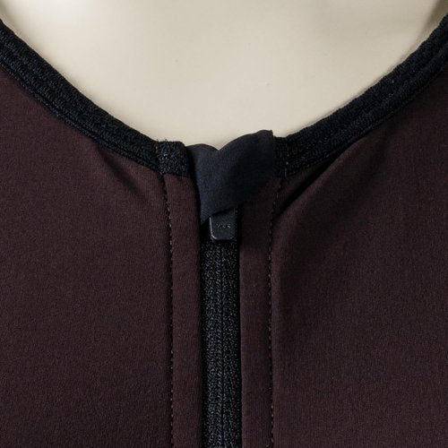 MY KILOMETRE Women's Triathlon Top, Padded, Quick-Dry,Slimming Fit, Secure Lock Zipper, Back Pockets, UPF 50+ UV Protection Black Purple