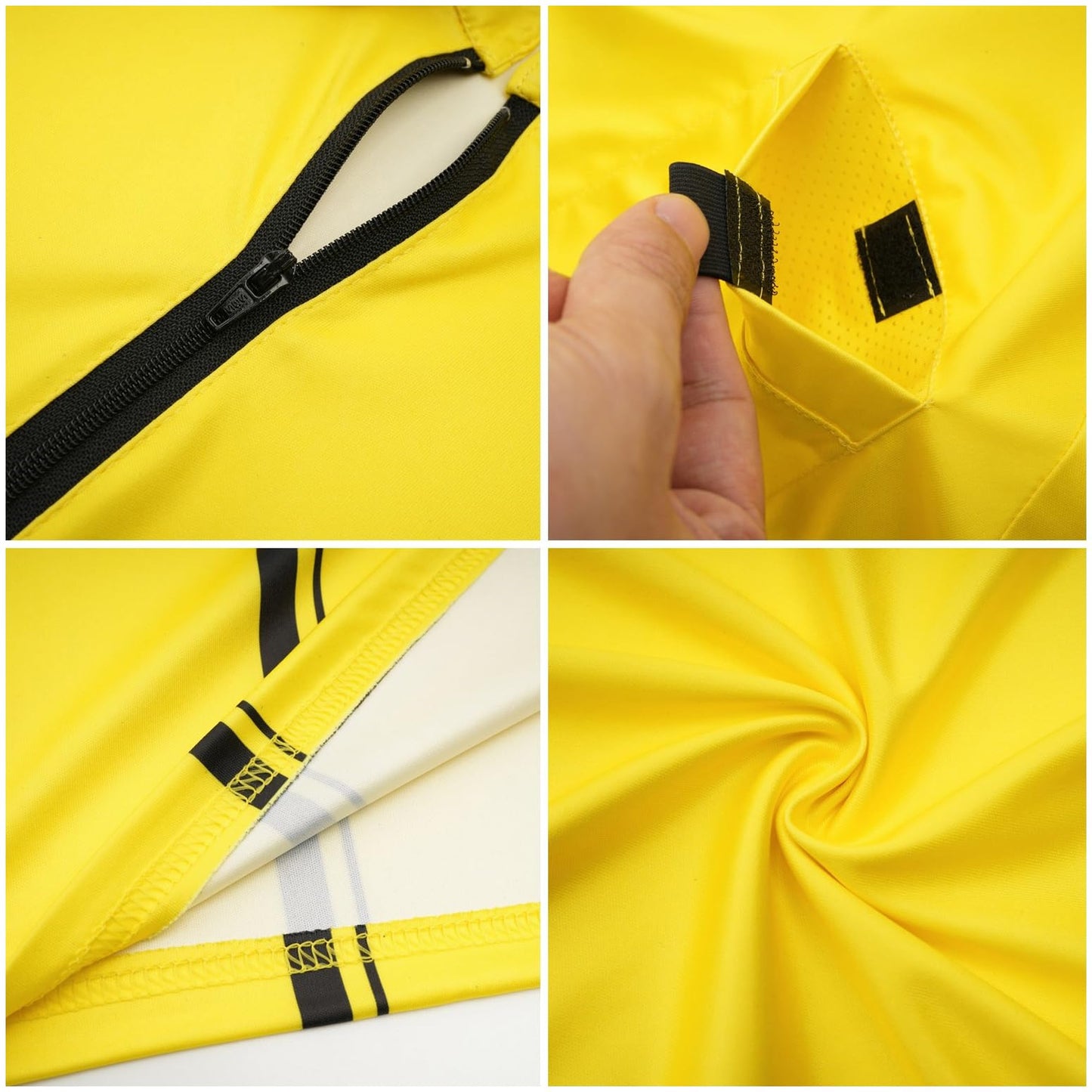 allentian Soccer Referee Shirt, Football Umpire Jersey, Men Official Ref Uniform (M) Yellow
