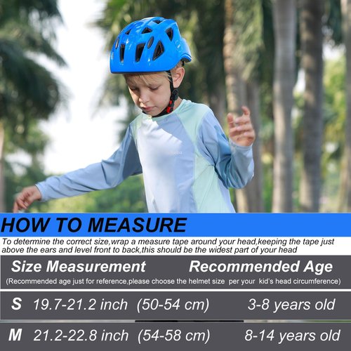 Atphfety Kids Bike Helmet,2 Sizes Adjustable for Youth Child Boys & Girls Ages 3-5-8-14,Ventilation and Multi-Sport for Bicycle Scooter Skate
