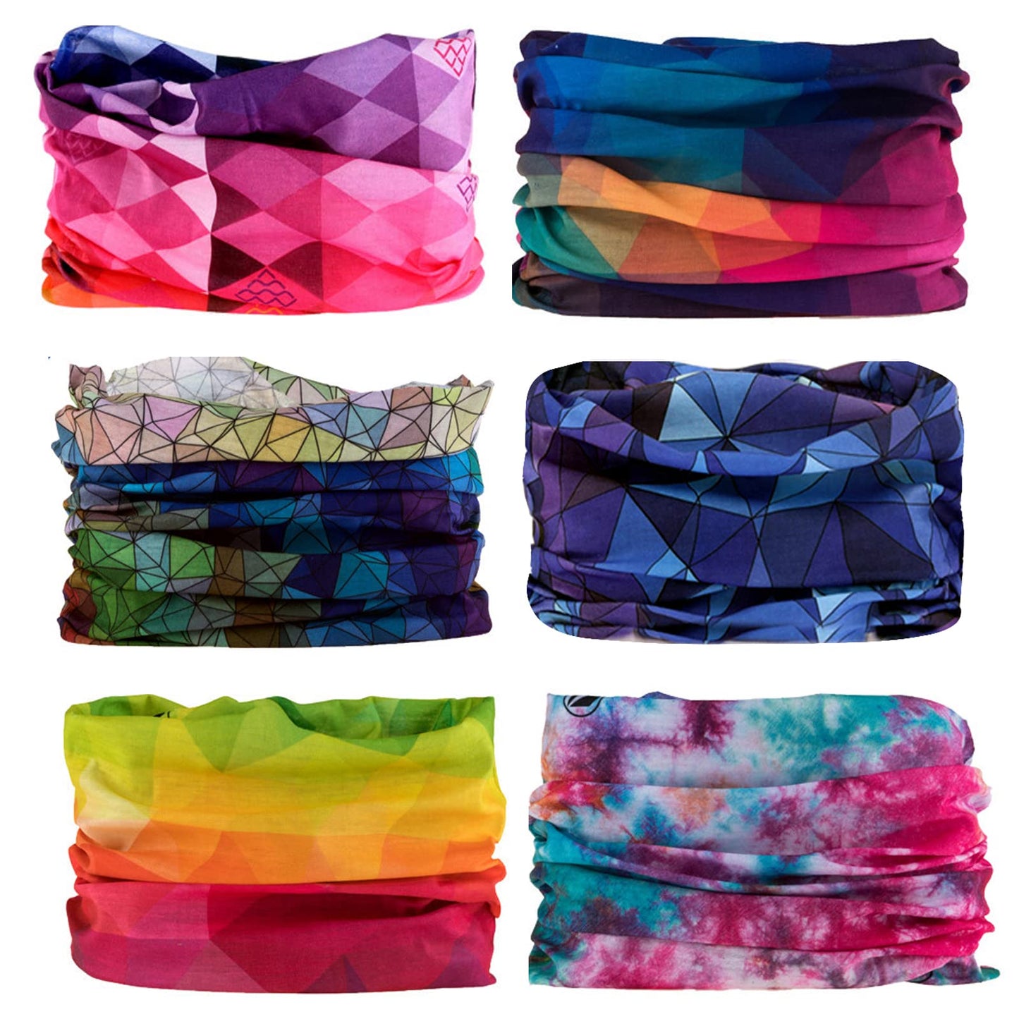 JOEYOUNG Headwear, Bandana, Neck Gaiter Head Wrap Headband Balaclava Magic Scarf