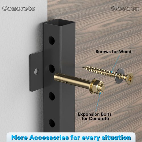 YAJONUE Kayak Storage Rack Heavy Duty, Adjustable Wall Mount Hanger for Indoor Garage & Outdoor Storage, Storage Rack for Kayak, Canoe, Surfboard & Paddle Board (Kayak Storage Rack Wall Mount 2)