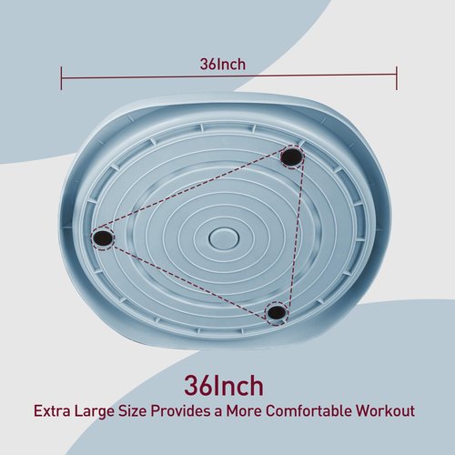 Eueiykw Twist Board for Exercise Waist Slimming Balance Rotating Disc with Massage,Home Gym Equipment for Weight Loss