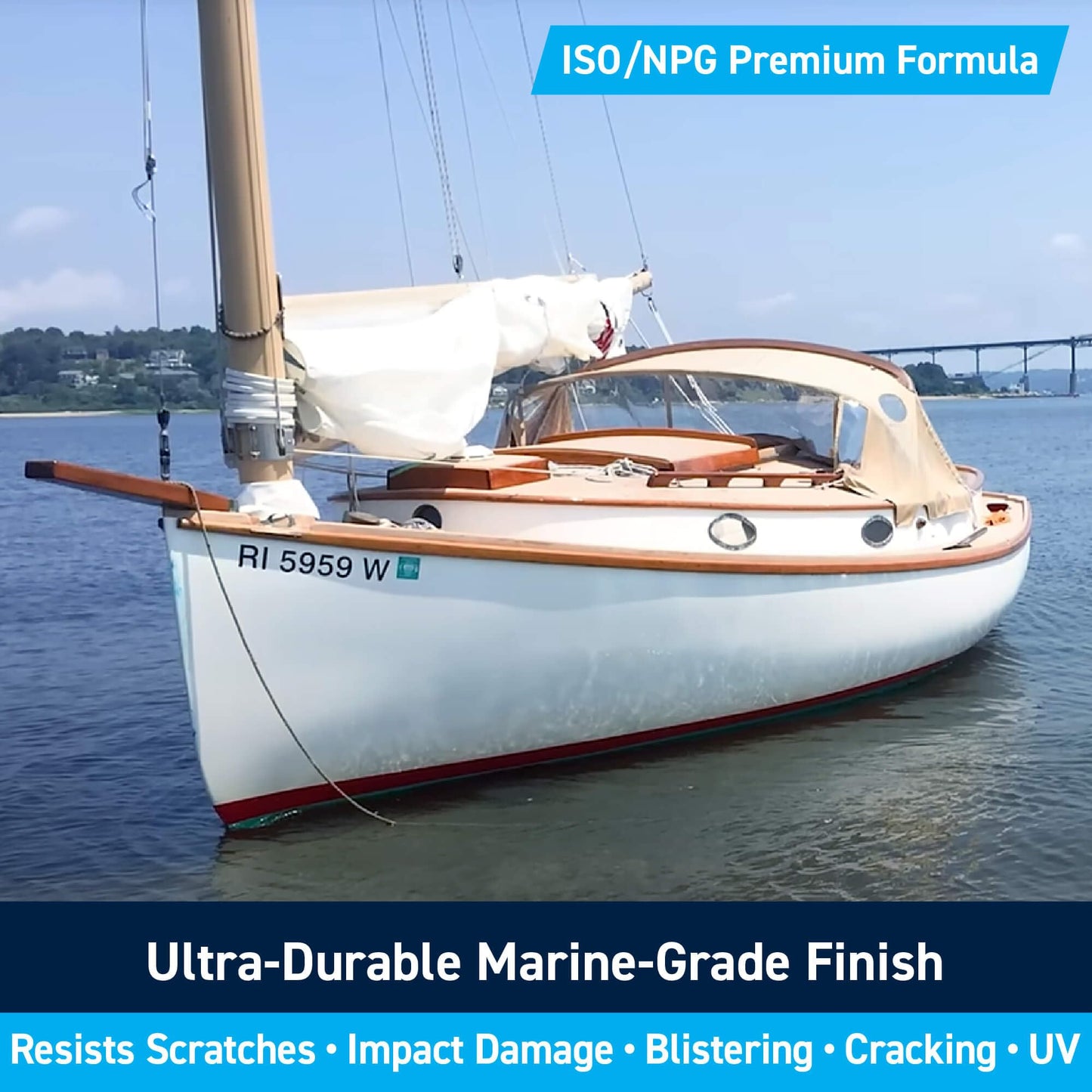 TotalBoat Marine Gelcoat for Boat Building, Repair and Composite Coatings (Neutral, Quart No Wax)