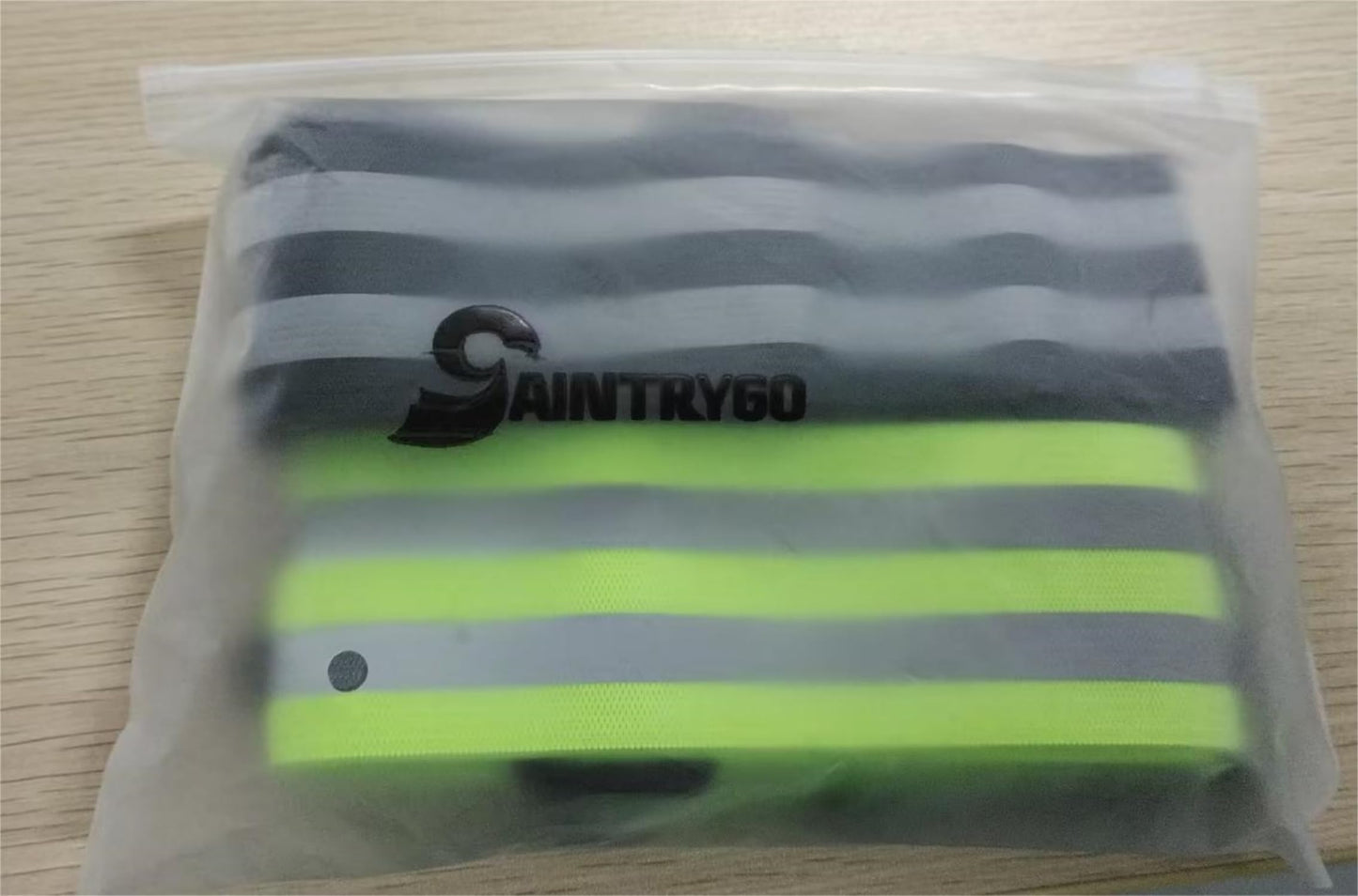 Saintrygo 2 Pieces Reflective Sash for Walking at Night Running Gear Safety Reflective High Visibility Jacket Adjustable Sash for Walking Cycling at Night (Fluorescent Green,Black)