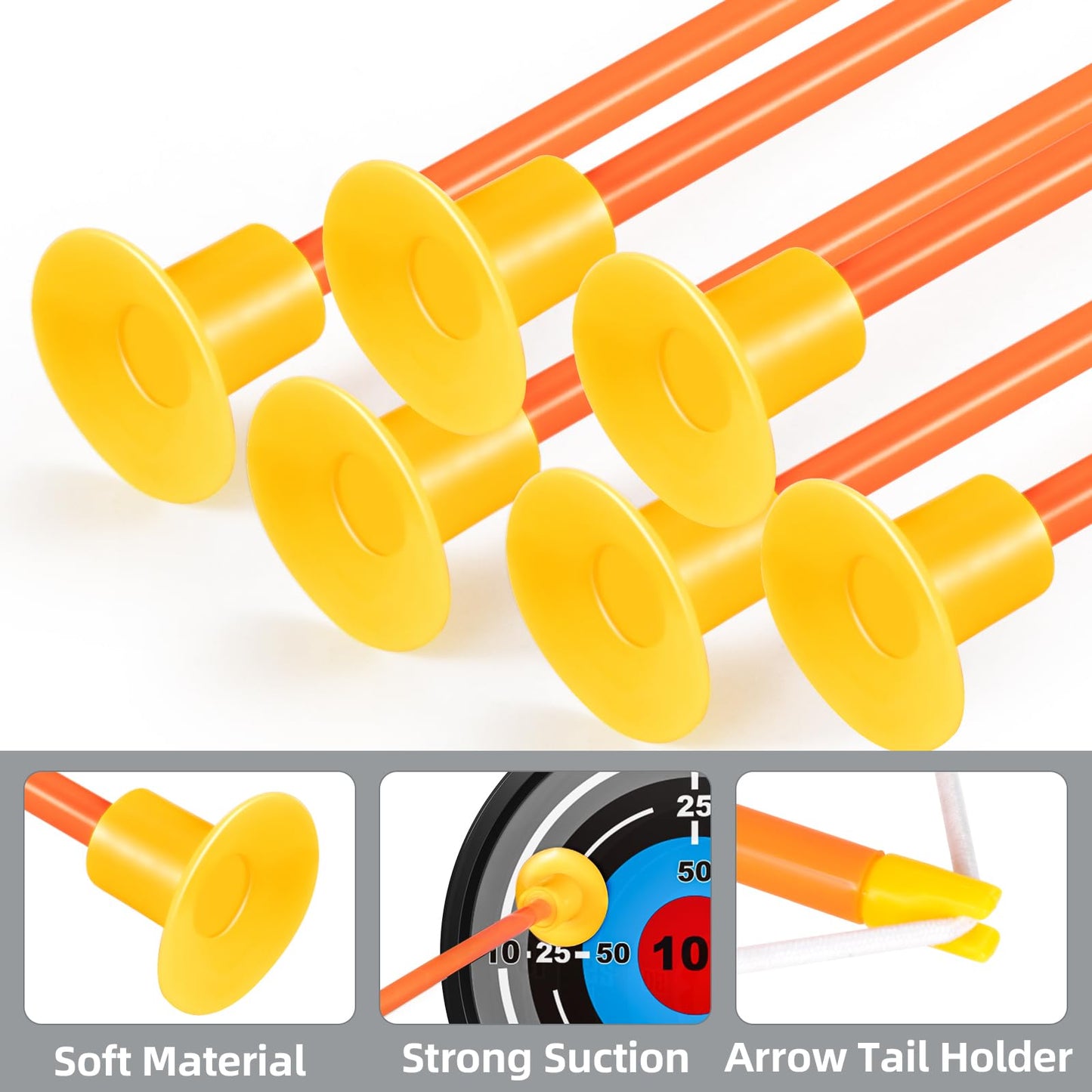 TEMI Kids Bow and Arrow Set - LED Light Up Archery Toy Set with 10 Suction Cup Arrows, 4 Target & Quiver, Indoor and Outdoor Toys Archery Boys Toys Gifts for 3-12 Years Old Boys Girls