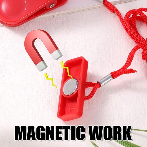 Treadmill Magnet Safety Key Replacement, Universal Treadmill Safety Key Magnetic Running Machine Switch Rectangle Emergency Stop Lock for Most Treadmills Accessories
