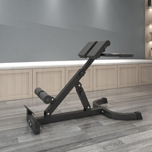 Roman Chair - Adjustable and Foldable Roman Stool, Suitable for Home Gyms, Can Bear 260 Pounds