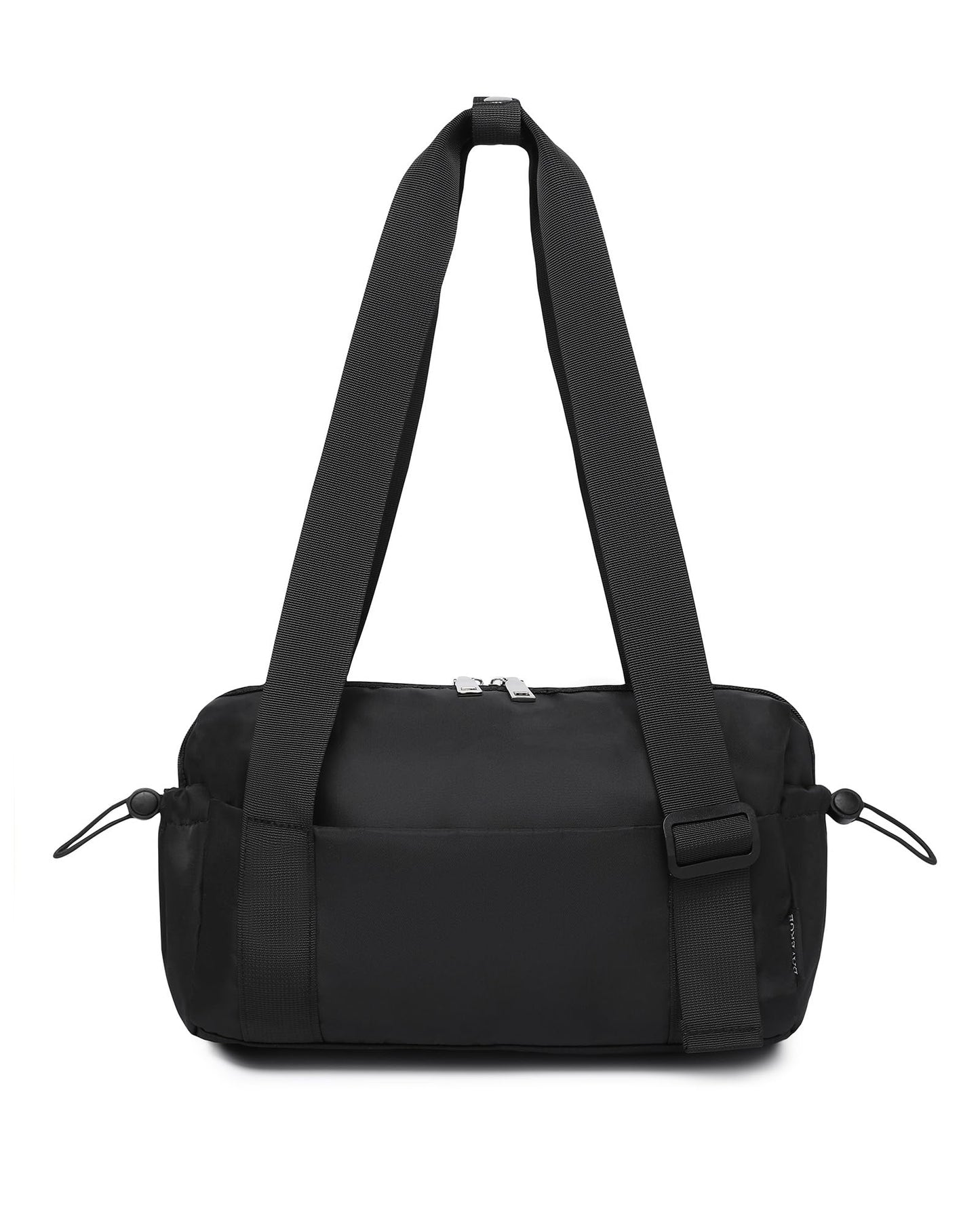 Small Gym Bag for Women Mini Duffle Bag with Wet Compartment, Lightweight Waterproof Cute Tote for Girls Workout Sport Travel, Black