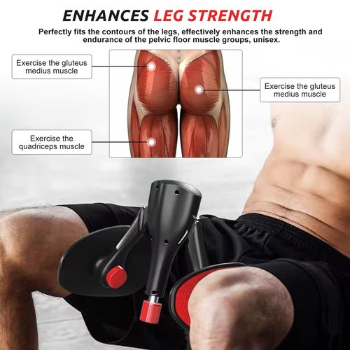 Brogtrol Mens Kegel Exerciser, Pelvic Floor Muscle, Kegel Exercise Device with Resistance Band & Display Counter, Inner Thigh Exerciser for Women Kegel Workout Leg/Hip/Butt Trainer