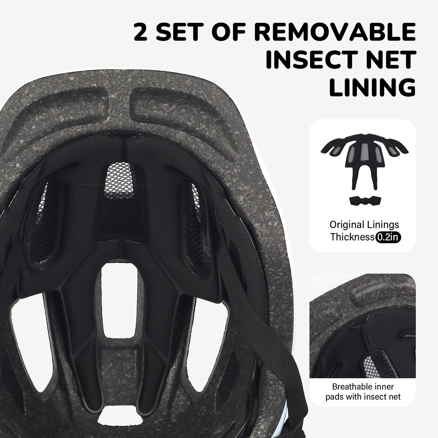 Toddler Kids Bike Helmet, Adjustable Infant Baby Bicycle Helmet for Age 3-5-8 Years Child Boys Girls, Lightweight for Multi-Sport Scooter Skateboard, 2 Sizes