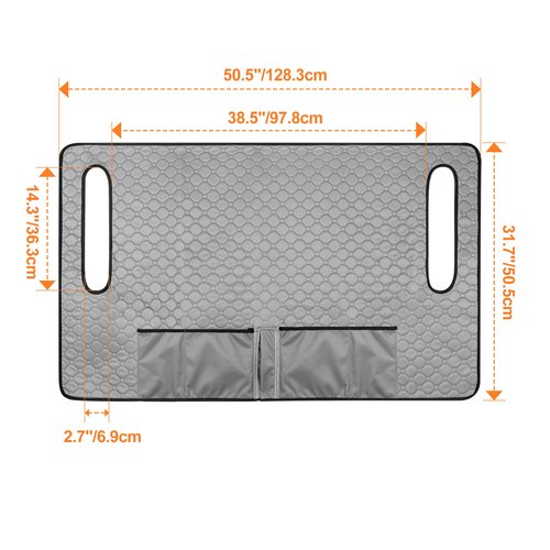 Golf Cart Seat Covers, Universal Golf Cart Seat Towel Blanket with 4 Front Pockets & Nonskid Bottom Fits for EZGO, Yamaha, Club Car and More 2 Person Seats Golf Carts