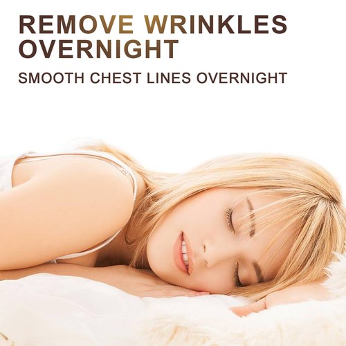4 Pcs Silicone Chest Wrinkle Patches, Extra Large Reusable Anti-Aging Pads, Chest Patch for Deep Fine Line & Wrinkle Treatment, Overnight Medical Grade Wrinkle Pad for Women, Skin Hydration
