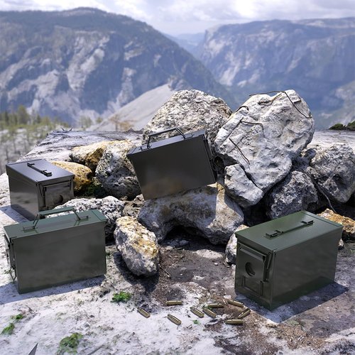 30+50 Ammo Can Waterproof Metal –Army Green Ammo Box Steel –for Shotgun Rifle Nerf Ammunition Suit 2pcs for Men,Gift Boxes for Dad Husband