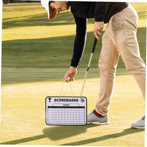 NAMOARLY Golf Writing Score Board Double-Sided Dry Erase Scoreboard for Outdoor Golf Competition