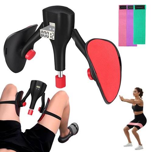 Brogtrol Mens Kegel Exerciser, Pelvic Floor Muscle, Kegel Exercise Device with Resistance Band & Display Counter, Inner Thigh Exerciser for Women Kegel Workout Leg/Hip/Butt Trainer