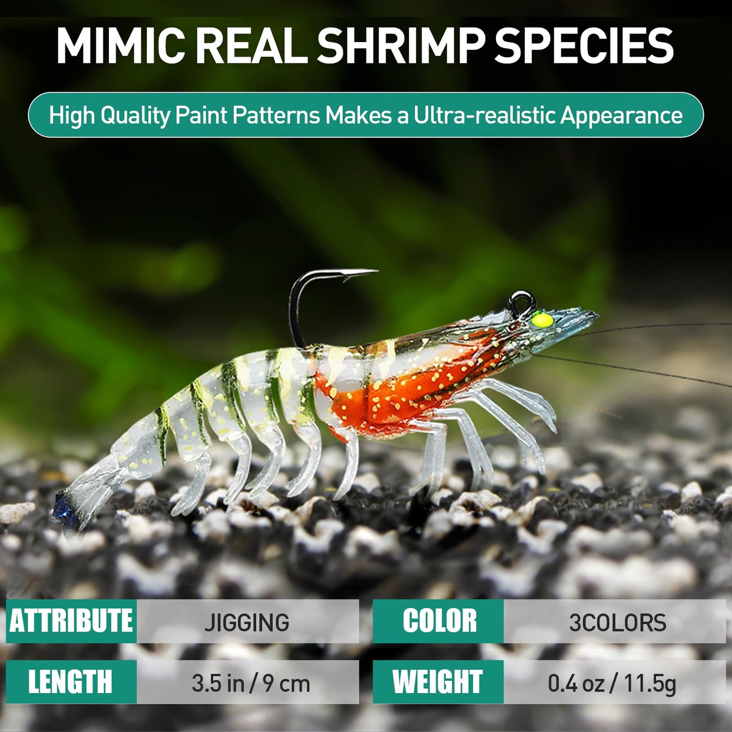 TRUSCEND Duramax TPE Soft Fishing Lures with BKK Hooks, Easy Catch Curly & T-Tail for Trembly Sinking & Vibrating Swim, UV or Glow Effect for All Conditions, Pre-rigged Swimbait for Bass Trout Crappie