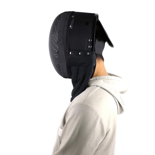 LEONARK Armoury AR7011 Helmet- Fencing Coach Mask - CE 350N Certified National Grade Masque - Fencing Protective Gear with Storage Bag (Fixed, L)