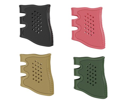 Ltnsimy 4Pack Glock Grip Tactical Pistol Holster Rubber Grip Glove Sleeve Anti-Slip for Glock 17, 19, 19x, 20, 21, 22, 23, 25, 31, 32, 34, 35, 37, 38, 41, 43x, 44, 45, 48 Pistols Accessories