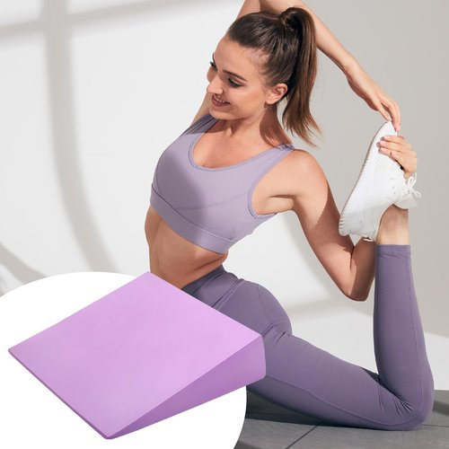 Calf Stretch Wedge, Squat Wedges Foot Wedge, Yoga Wedge Slant Board, Foam Wedge Stretching Blocks, Squat Wedges For Yoga, Heel Squats Calf Stretcher, Wedge Block For Balance, Strength, Stretch