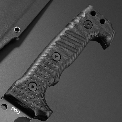 Gtkii GTK36 Fixed Blade Knife DC53 Steel Blade Full Tang Nylon Fiberglass Handle Massive EDC Fix Knifes for Camping Hunting Bushcraft