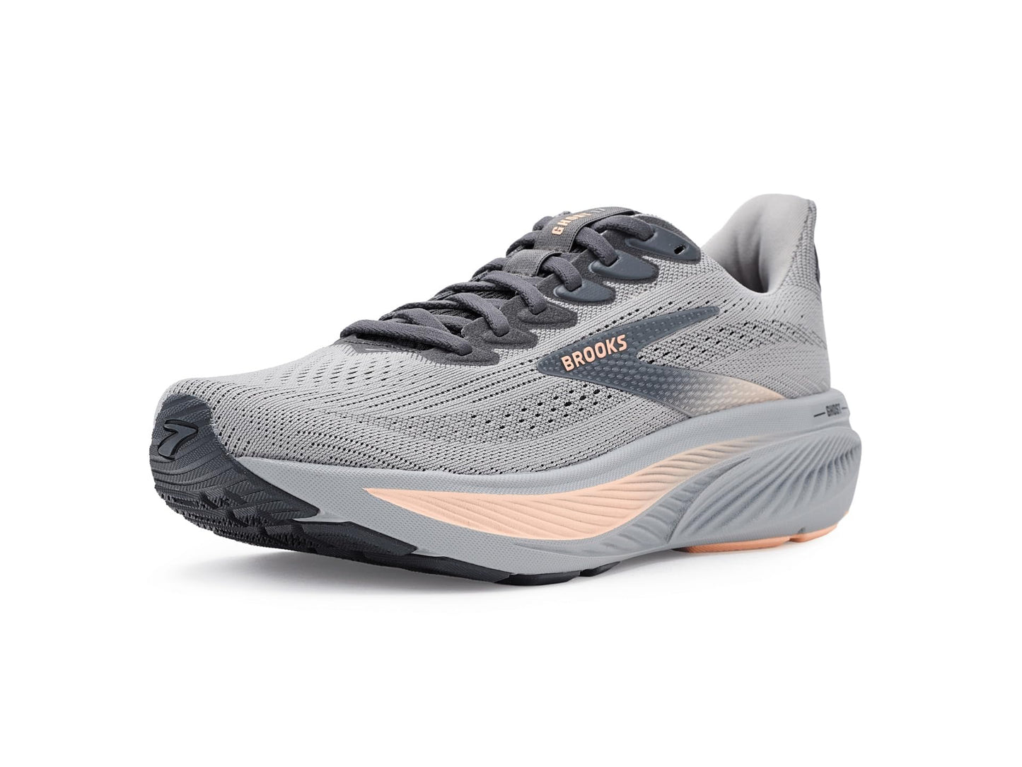 Brooks Women's Ghost 17 Alloy/Blackened Pearl/Peach 9.5 Medium