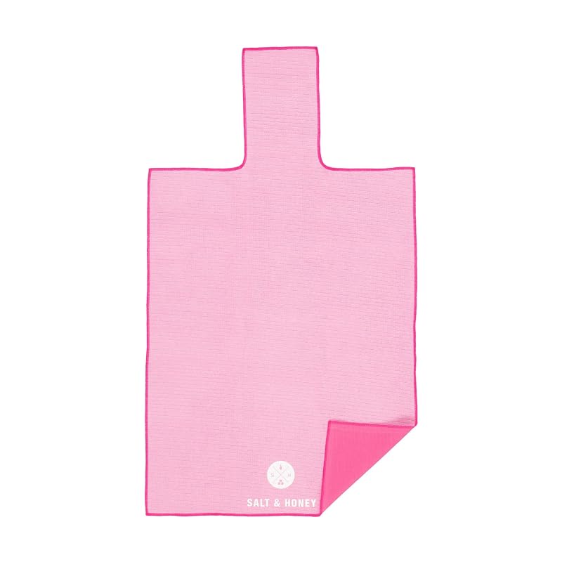 Pink Salt & Honey Non-Slip Pilates Reformer Mat Towel - 30.5 x 23 in