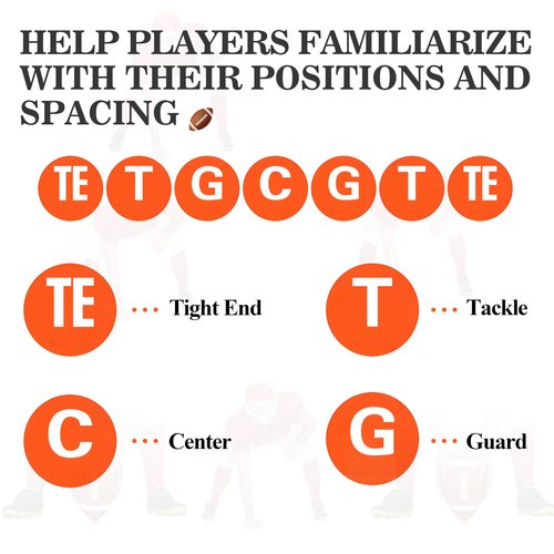 Eco Walker Football Markers for Position, Agility, and Tactical Training