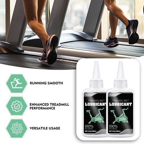 Treadmill Belt Lubricants/Lubes, Silicone Treadmill Oil, 100% Pure Silicone Treadmill Lube Suitable for Most Treadmills, Non-Toxic and Odorless, Reduce Friction Lubricant with Tubes, Soft Tubes, 7oz