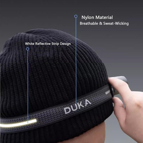 LIMORUNS Rechargeable LED Headlamp w/45° Tilt & Motion Sensor, 8 Modes IPX4 Waterproof, 1050mAh for Camping Hiking Running Fishing Cycling Hard Hat