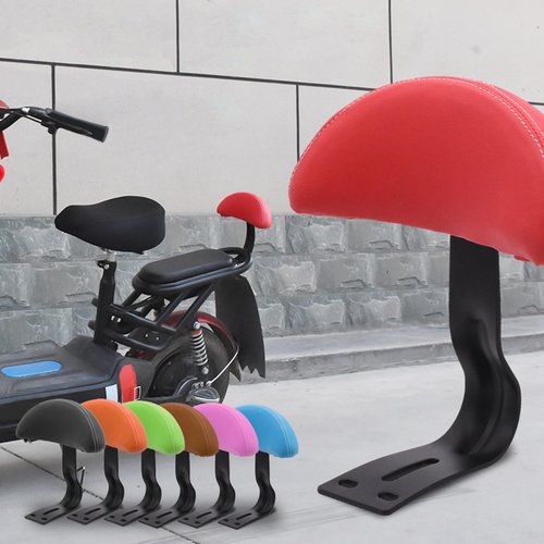WEISUYUUS Durability Children Bike Seats Backrest Electric Bicycles Comfortable Backrest for Comfortable Cycling Experiences