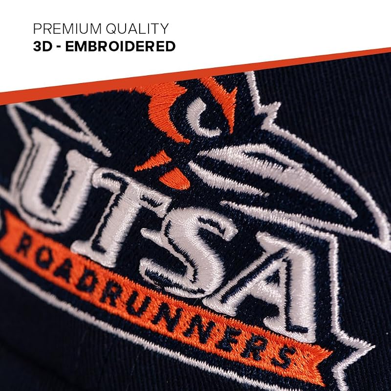 Embroidered Desert Cactus UTSA Roadrunners Baseball Hat, Blue