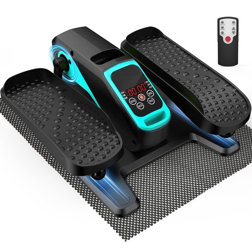 VIVURN® 018 Under Desk Elliptical Machine 5 Modes 12 Speeds Low Impact Mini Electric Leg Exerciser As Seen on TV While Sitting for Seniors with Non-Slip Mat Quiet & Portable for Home and Office