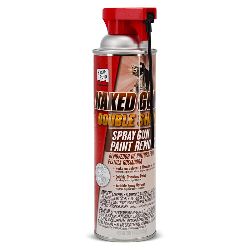Naked Gun Paint Remover Spray for Spray Guns - 15 oz Aerosol with Extension Tube