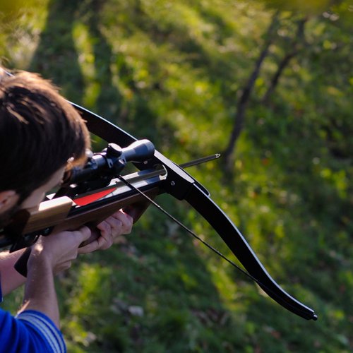 NorthSpoor 24Pcs 18 Inch Crossbow Bolt,Hunting Carbon Arrows for Outdoor Target Practice