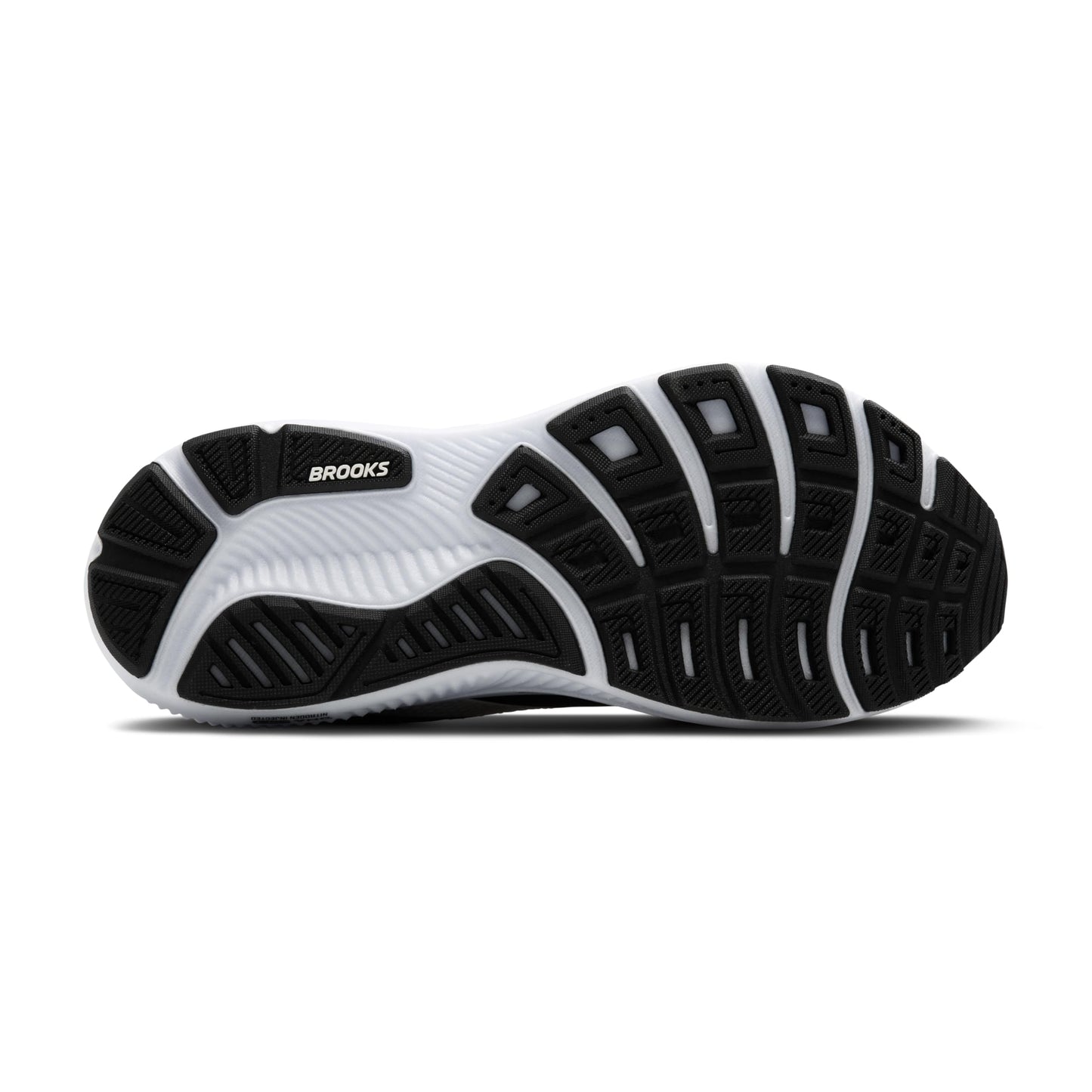 Brooks Women’s Ghost 17 Neutral Running Shoe - Black/Grey/White - 5 Wide