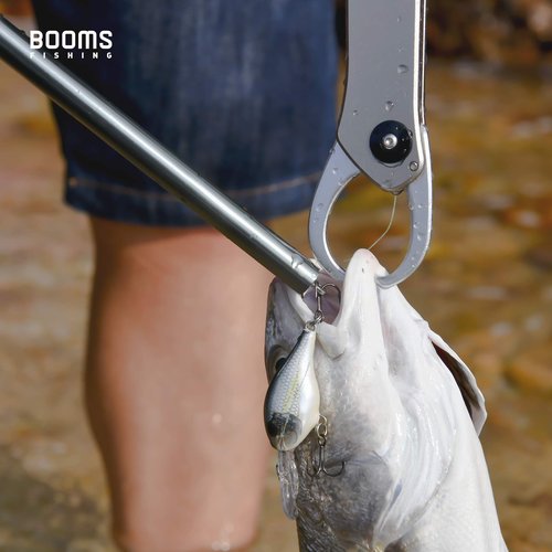 Booms Fishing R2 Hook Remover Aluminium Squeeze-Out Fish Hook Tools 10 Inches Silver