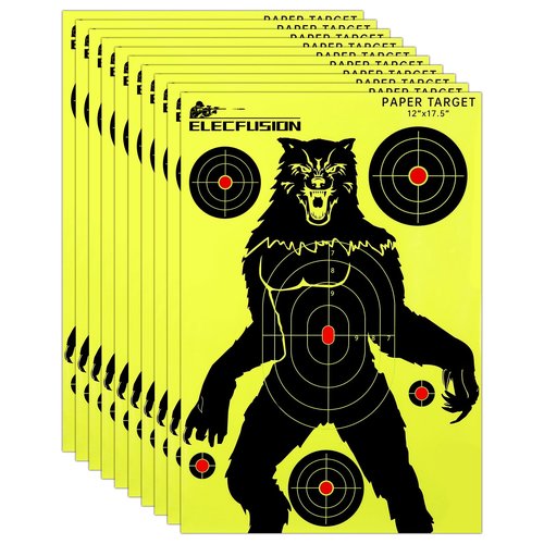 Shooting Targets, Pack 12X17.5 inch Paper Targets for Shooting Range, Suitable for Hunting (25 Pack)