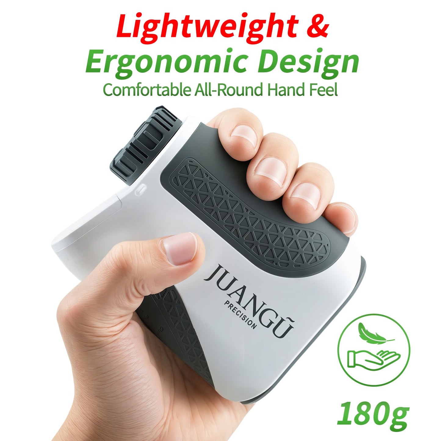 JUANGU Golf Rangefinder with Slope, 1200 Yards Laser Range Finder, 7X Magnification, Flag Lock, Magnetic Mount, IP54 Waterproof, Tournament Legal