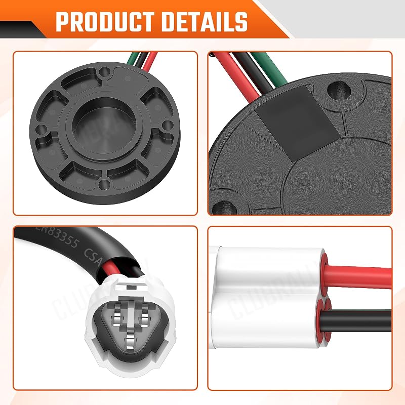 Golf Cart Speed Sensor with Magnet for Yamaha G22/G29 Drive (Hitachi Motor) OEM JU2-H1670-22-00/21-00/20-00
