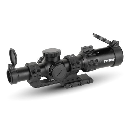 Triton Navigator 1-4x20 Second Focal Plane FFP LPVO Rifle Scope | C2 Chevron BDC Reticle