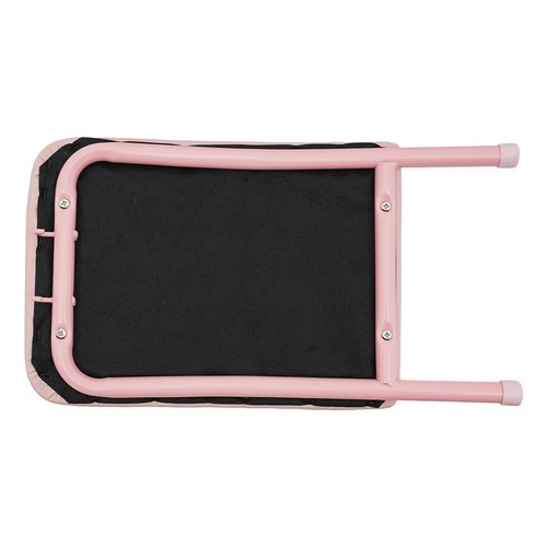 XUFOPLY Yoga Auxiliary Chair, Foldable Balance Handstand Training Tool Yoga Equipment Yoga Stretch Chair with Lumbar Back Support for Home Fitness & Stress Relief (Pink)