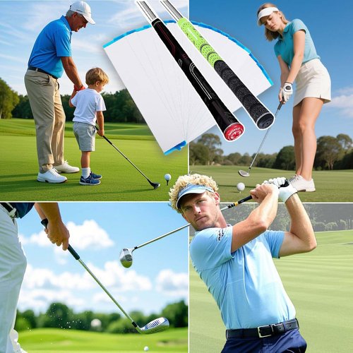 Flying Leaves 20 Pieces Professional Golf Grip Tape, 2 x 10 inches Double-Sided Adhesive Strips for Golf Club Repair, Water-Resistant, Easy to Use, Strong Bonding for All Grips